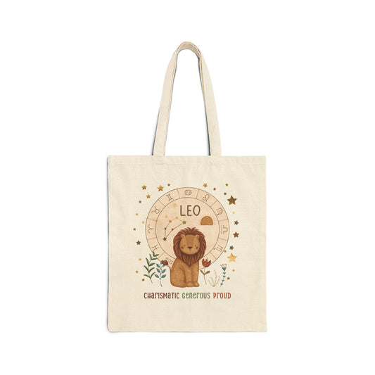 Leo Zodiac Tote Bag