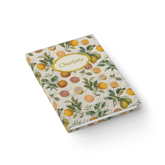 Vintage Citrus Personalized Journal