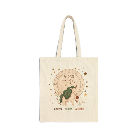 Virgo Zodiac Tote Bag