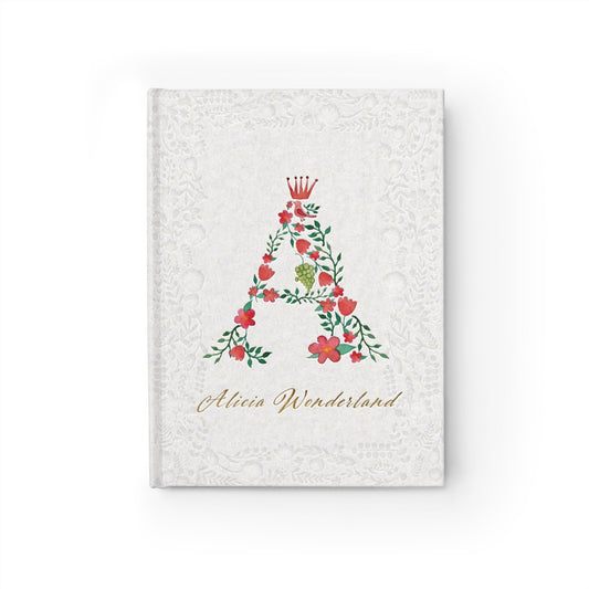 Monogram journal with custom name