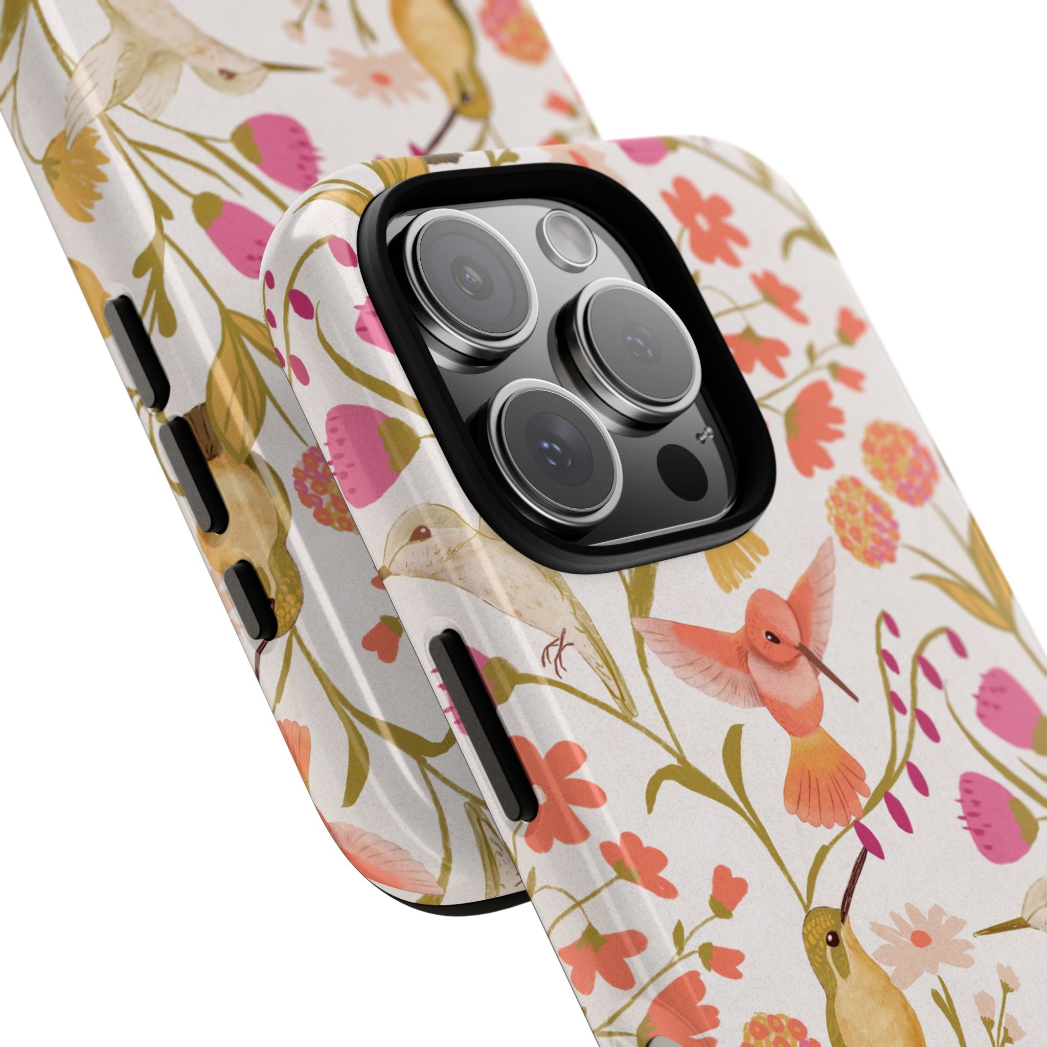 Phone Case - Hummingbird Dream Garden Floral Tough Case