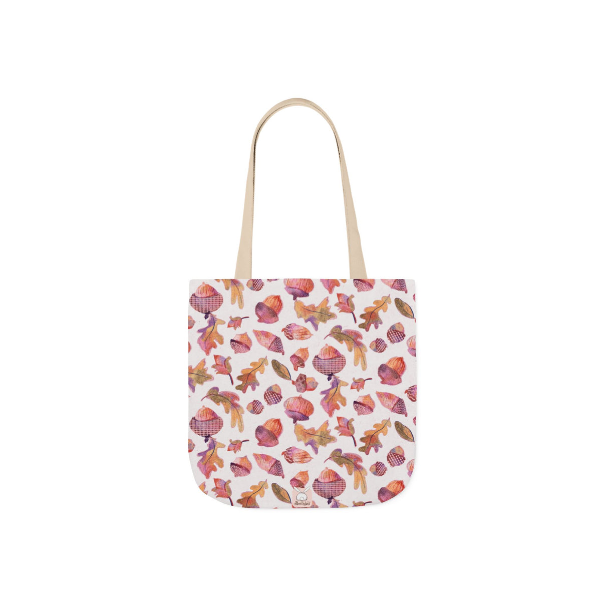 Rustic pastel acorns Autumn theme  tote