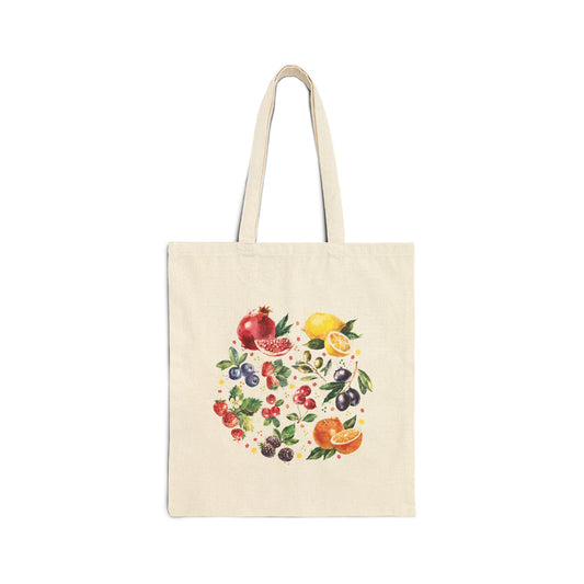 Fruits Watercolor Tote Bag