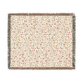 Load image into Gallery viewer, Romantic Vintage Chintz Garden Woven Blanket
