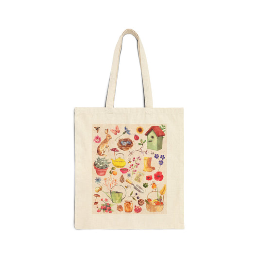 Cottage Core Garden Tote Bag