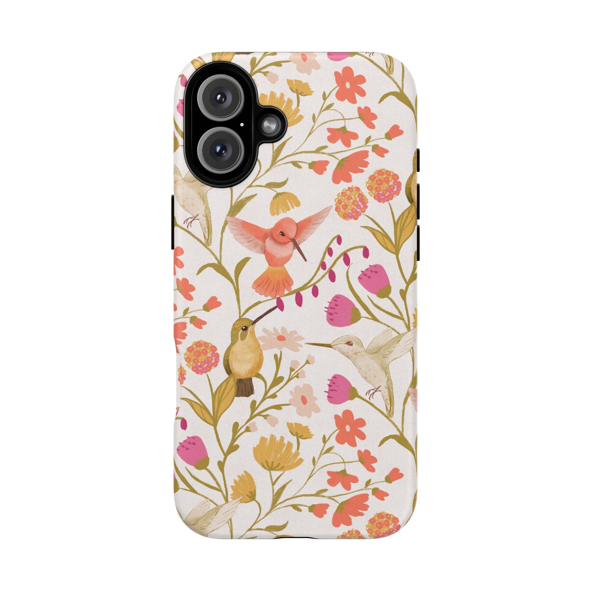 Phone Case - Hummingbird Dream Garden Floral Tough Case
