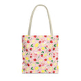 Load image into Gallery viewer, Strawberry and Mint Lemonade tote bag
