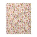 Load image into Gallery viewer, Hummingbird Garden Floral Sherpa Fleece Blanket
