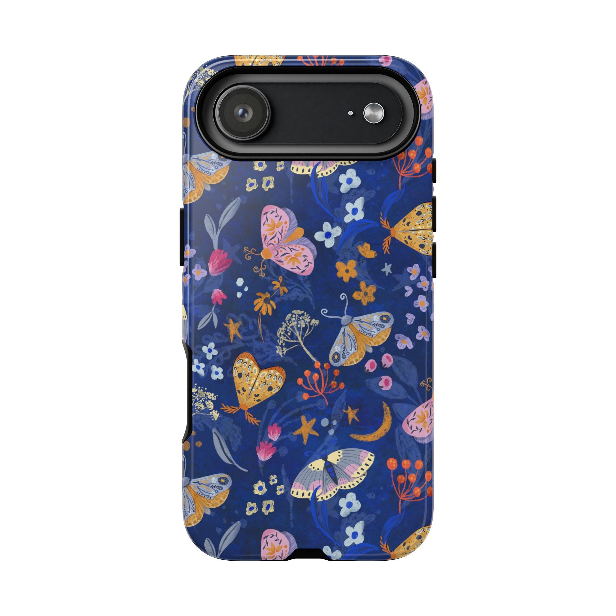 Moonlit Moth Garden Tough Phone Case