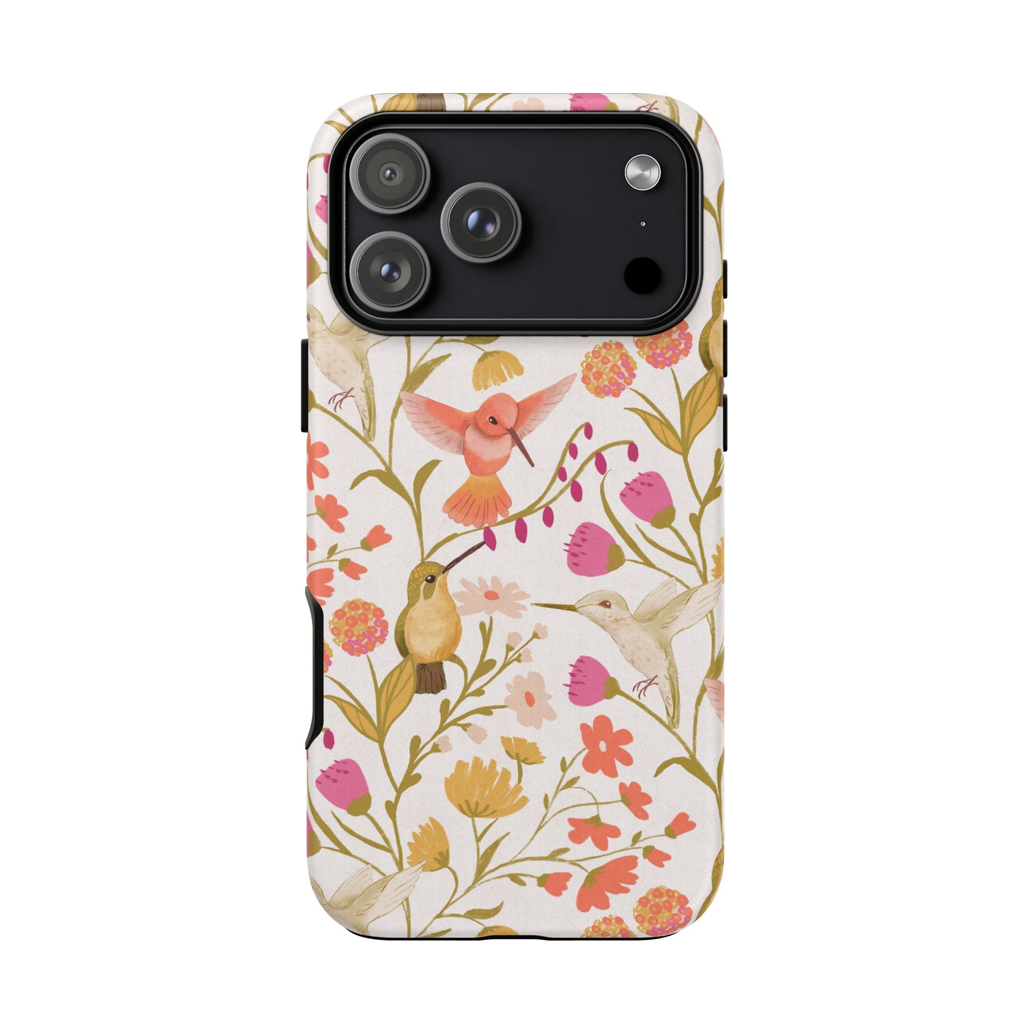 Phone Case - Hummingbird Dream Garden Floral Tough Case