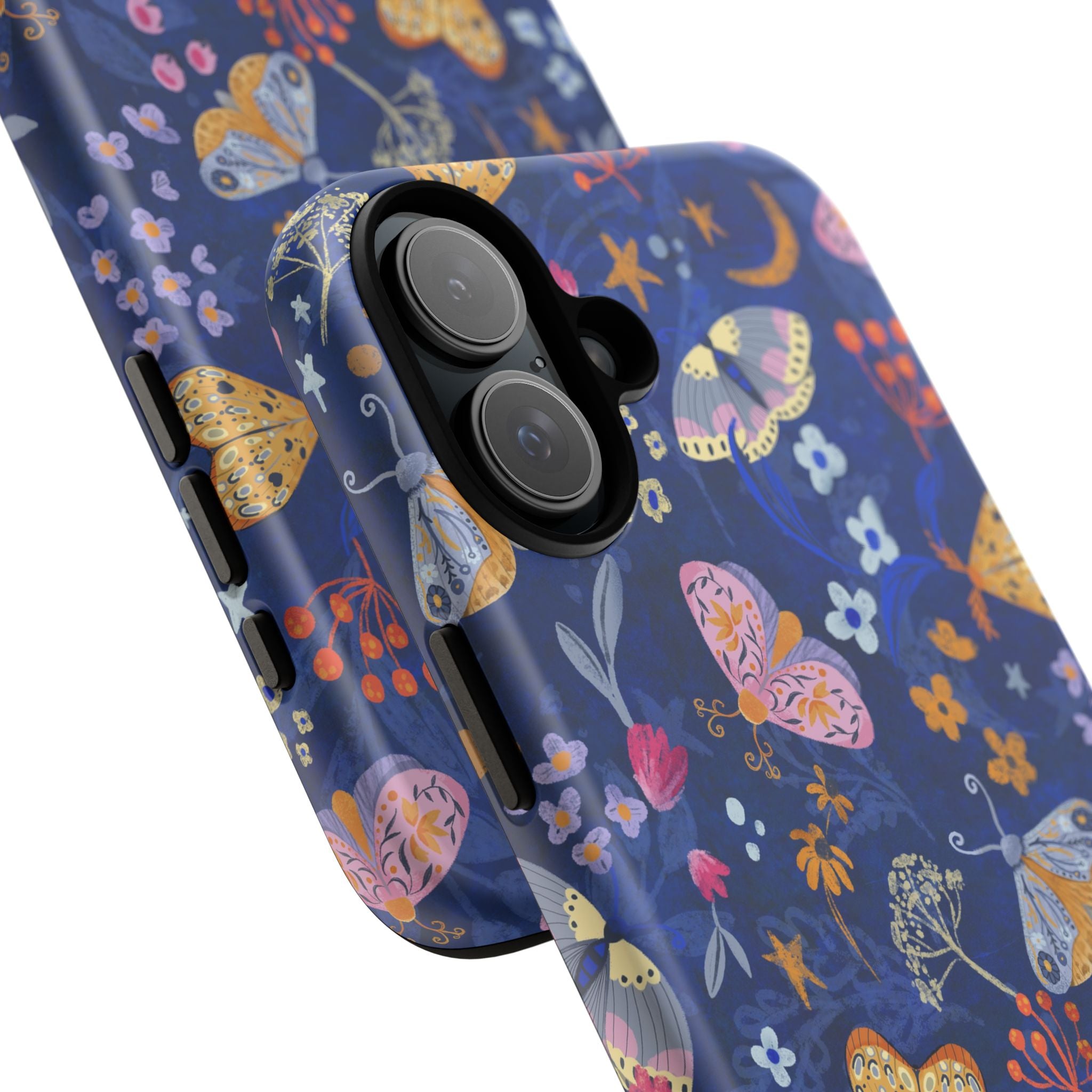 Moonlit Moth Garden Tough Phone Case
