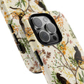 Load image into Gallery viewer, Cat and Raven Spooky Autumn Woods Pattern Phone Case
