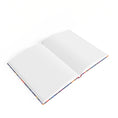Load image into Gallery viewer, Vibrant Modern Floral Personalized Journal Navy
