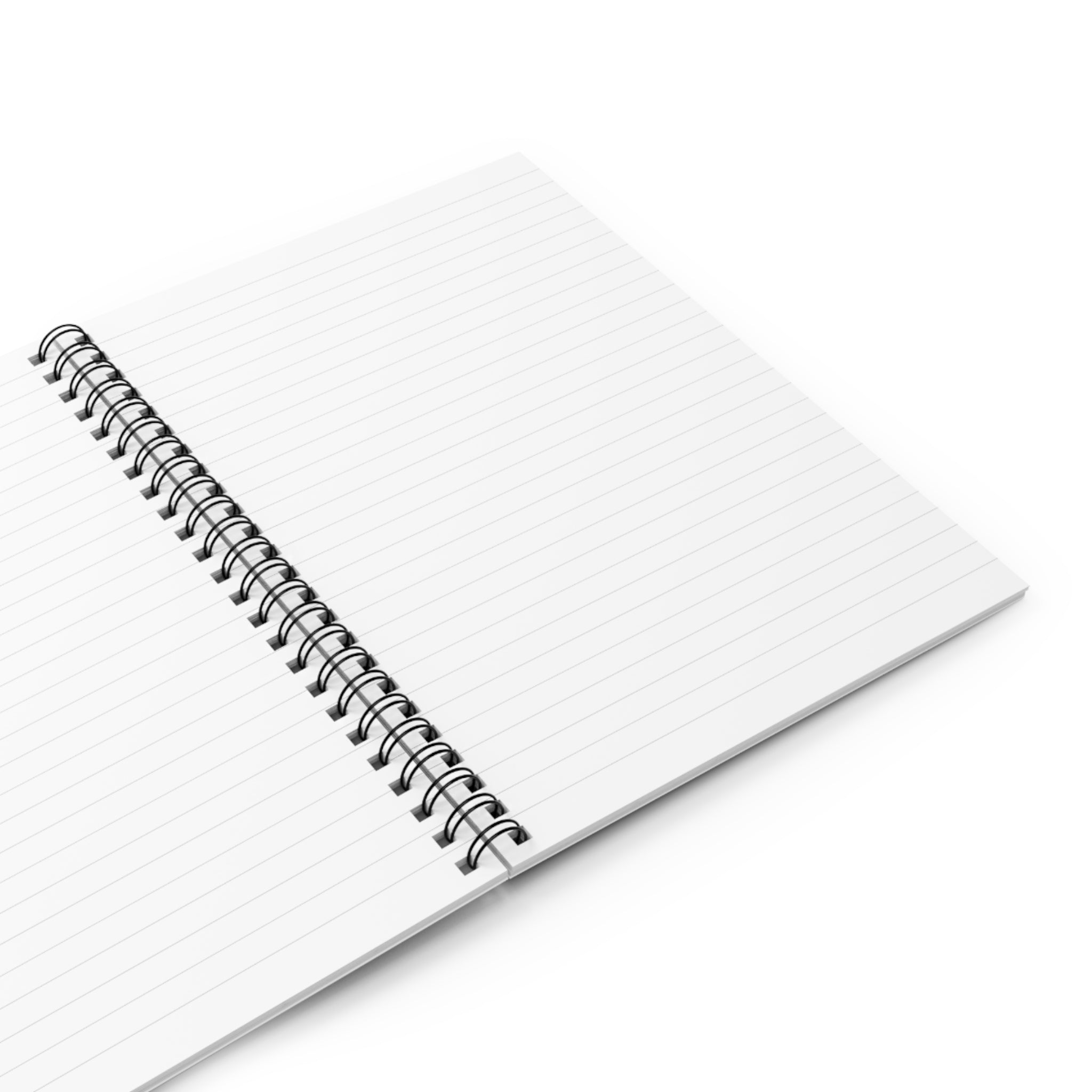 Moth Garden Whimsical Ruled Line Spiral Notebook