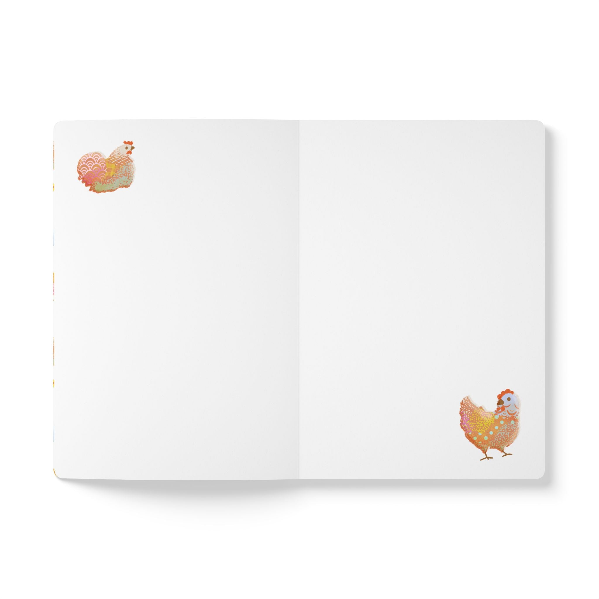 Cute Country Chickens and Chicks - Soft Cover Journal