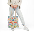 Load image into Gallery viewer, Mediterranean Lobster Kaleidoscope Pattern  Tote Bag
