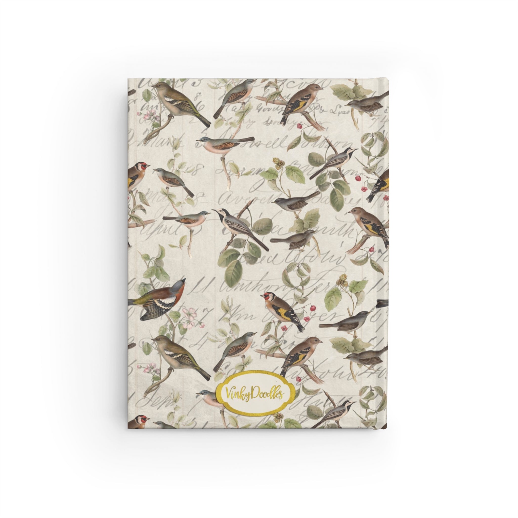 Vintage Bird Forest Personalized Journal