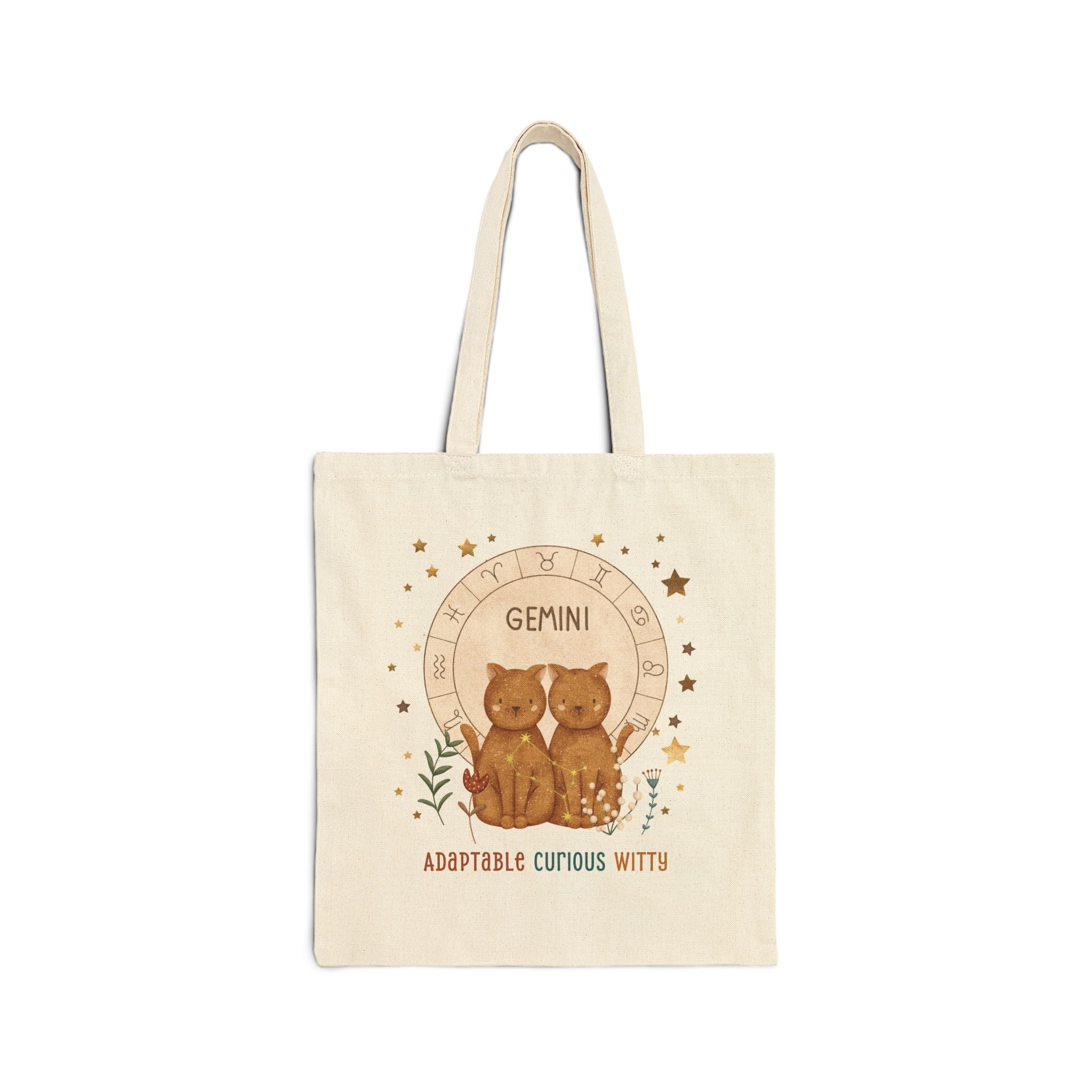 Gemini Zodiac Tote Bag