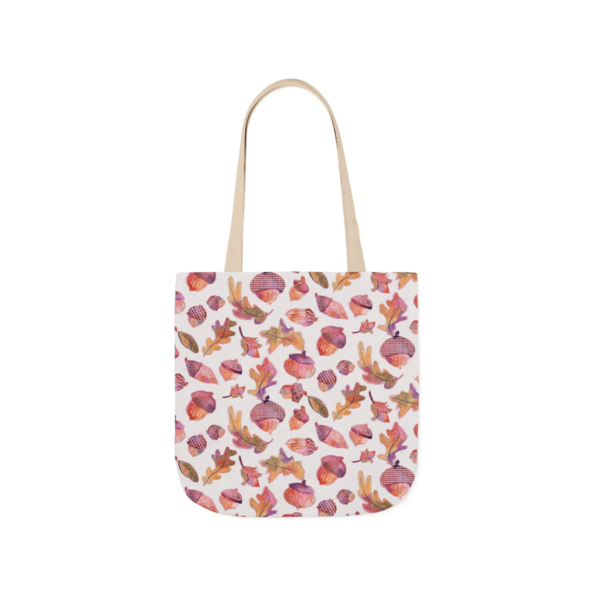 Rustic pastel acorns Autumn theme  tote