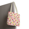 Load image into Gallery viewer, Strawberry and Mint Lemonade tote bag
