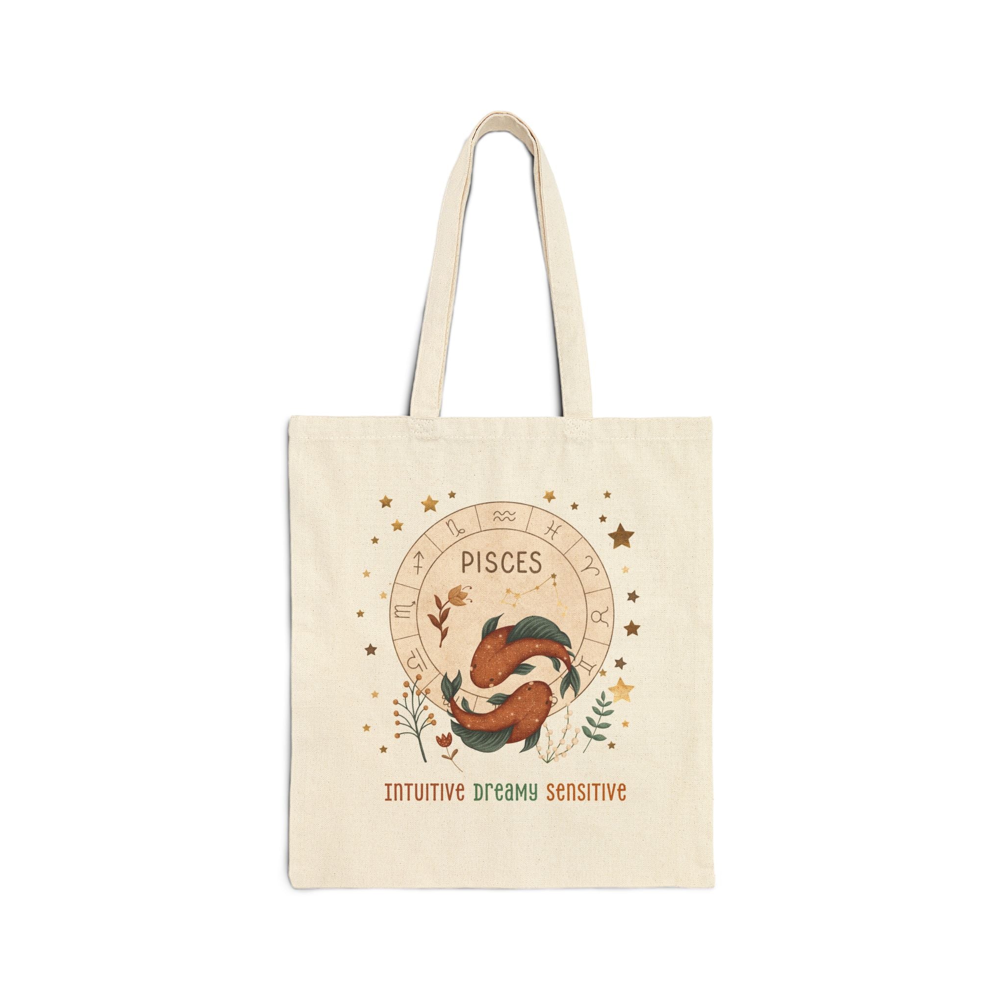 Pisces Zodiac Tote Bag