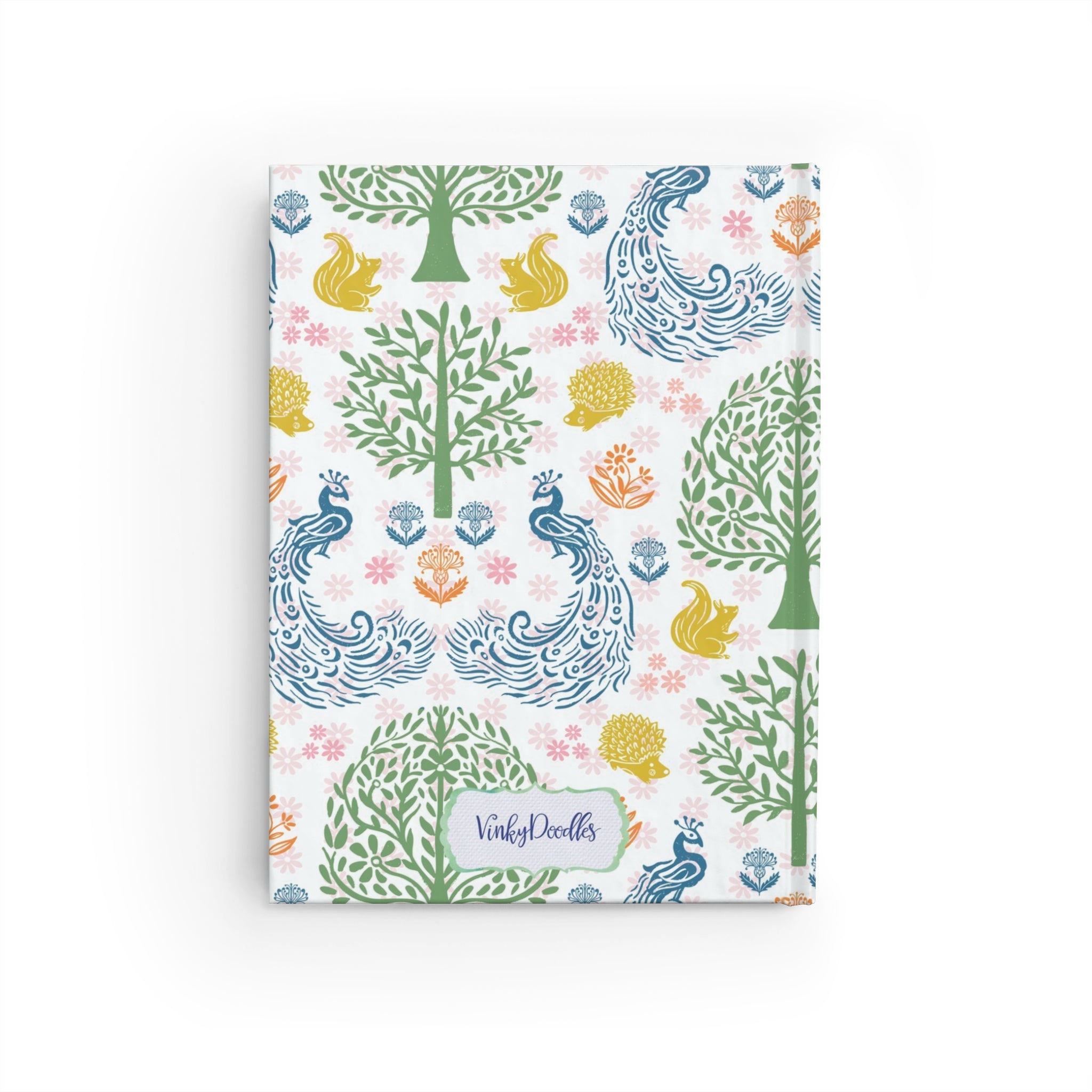Peacock Garden Personalized Journal