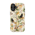Load image into Gallery viewer, Cat and Raven Spooky Autumn Woods Pattern Phone Case
