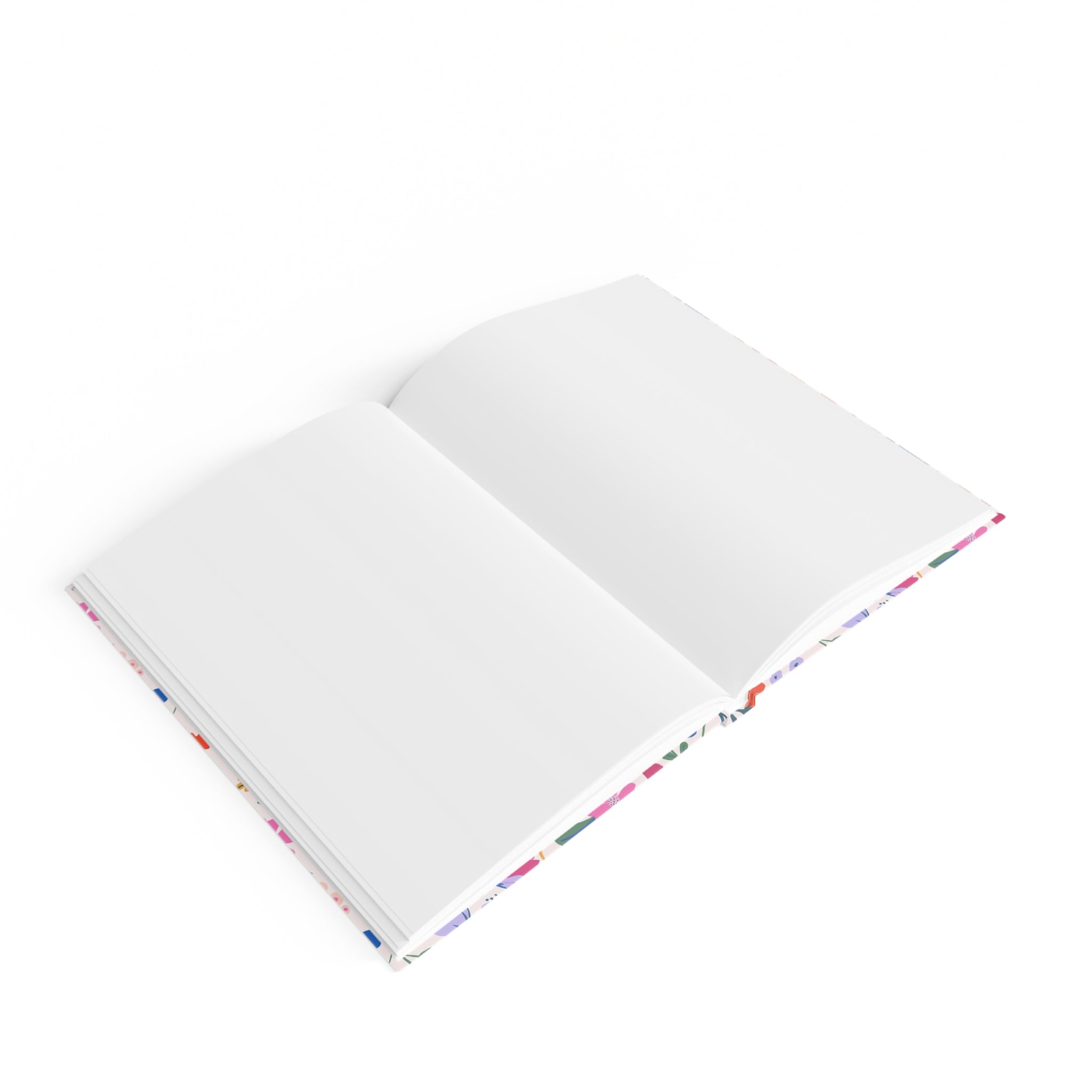 Vibrant Modern Floral Personalized Journal