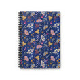 Load image into Gallery viewer, Moth Garden Whimsical Ruled Line Spiral Notebook
