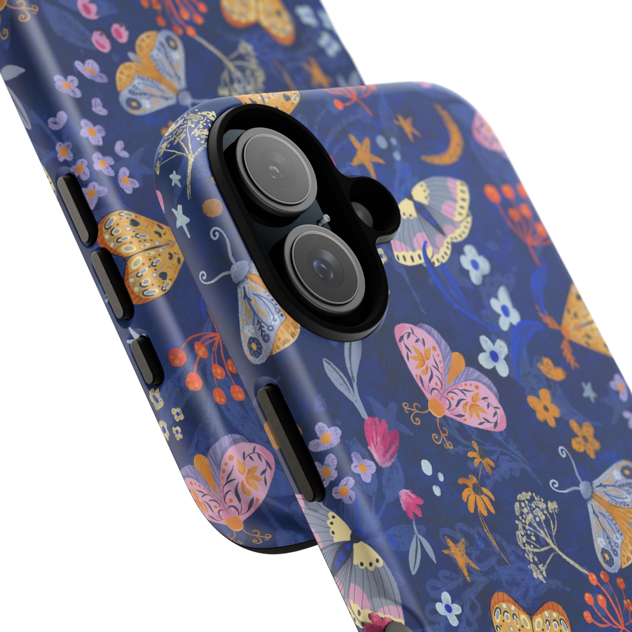 Moonlit Moth Garden Tough Phone Case