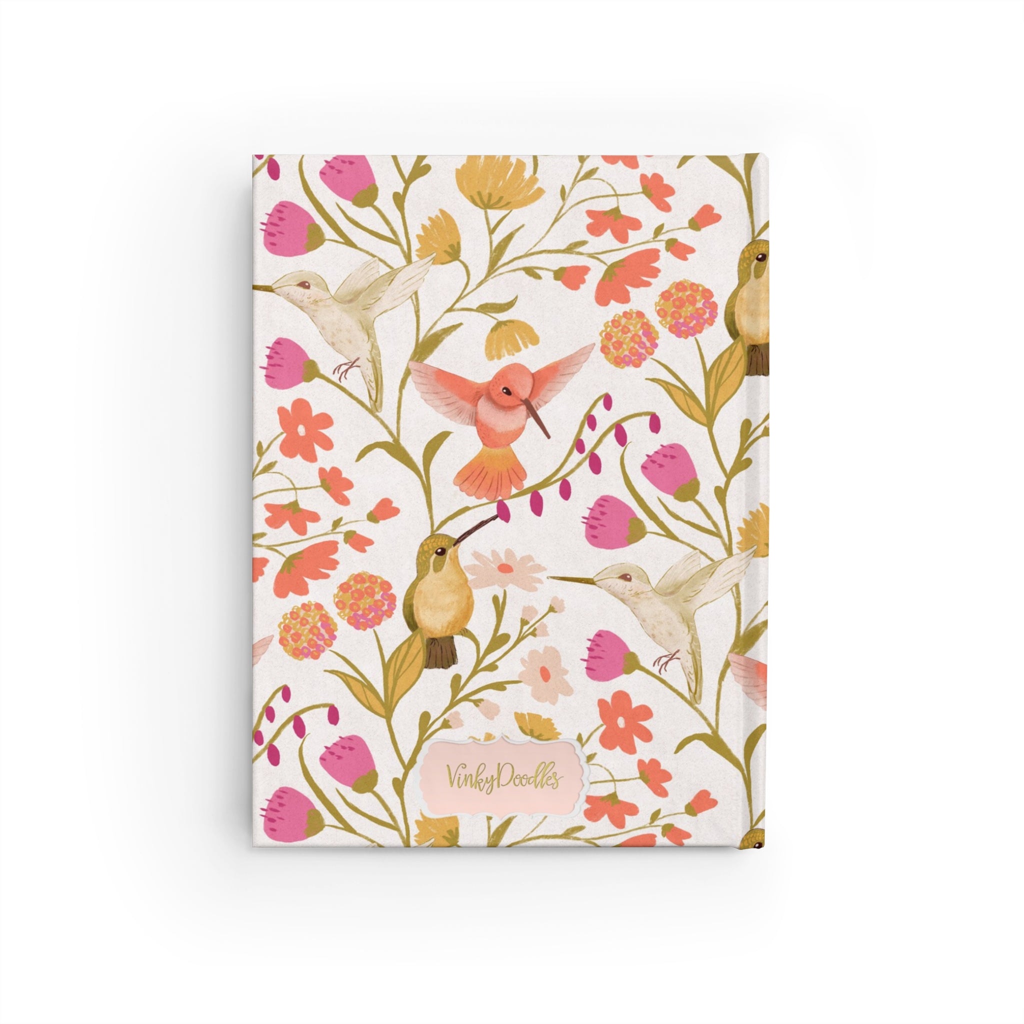 Whimsical Hummingbird Personalized Journal