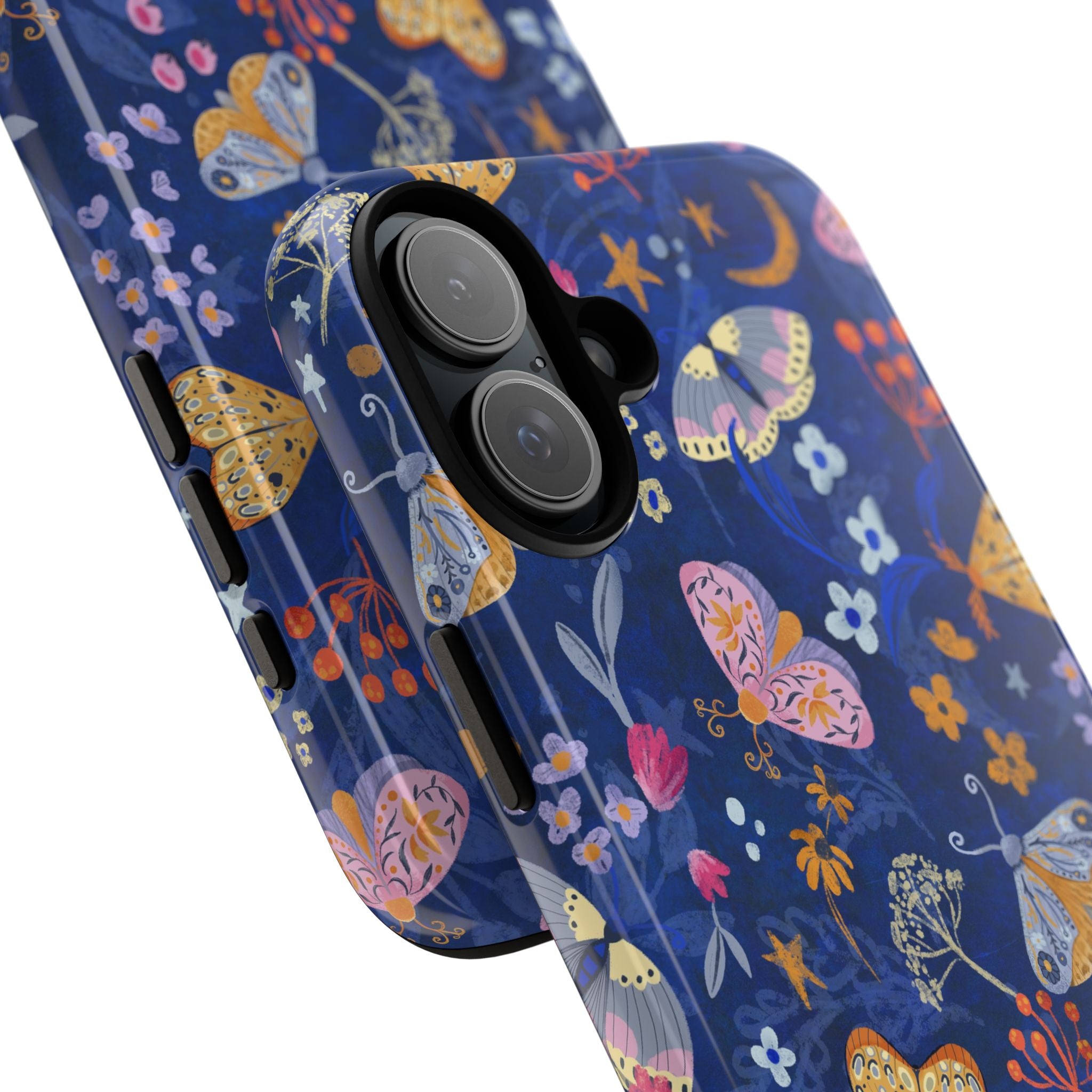 Moonlit Moth Garden Tough Phone Case