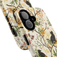 Load image into Gallery viewer, Cat and Raven Spooky Autumn Woods Pattern Phone Case
