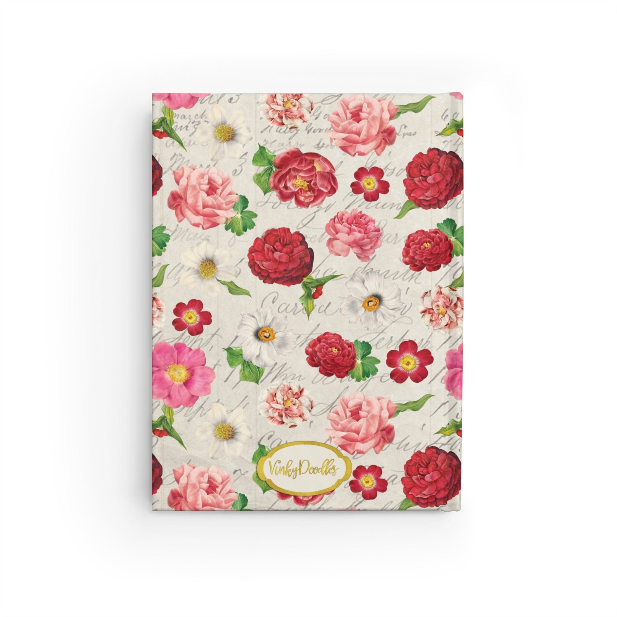 Vintage Roses Personalized Journal