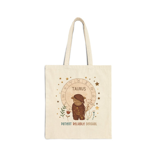 Taurus Zodiac Tote Bag