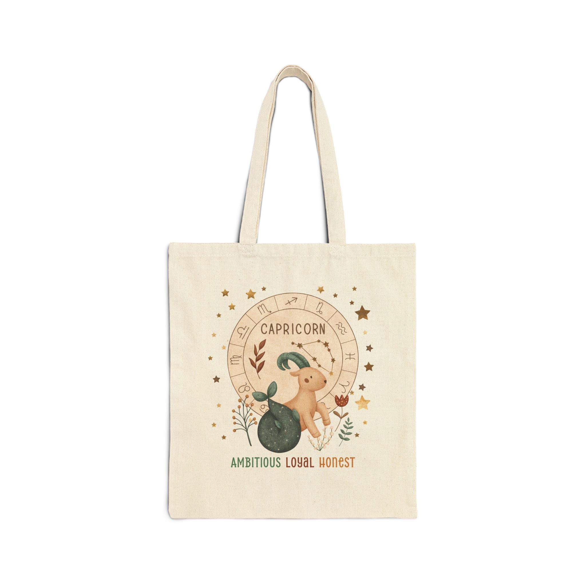 Capricorn Zodiac Tote Bag