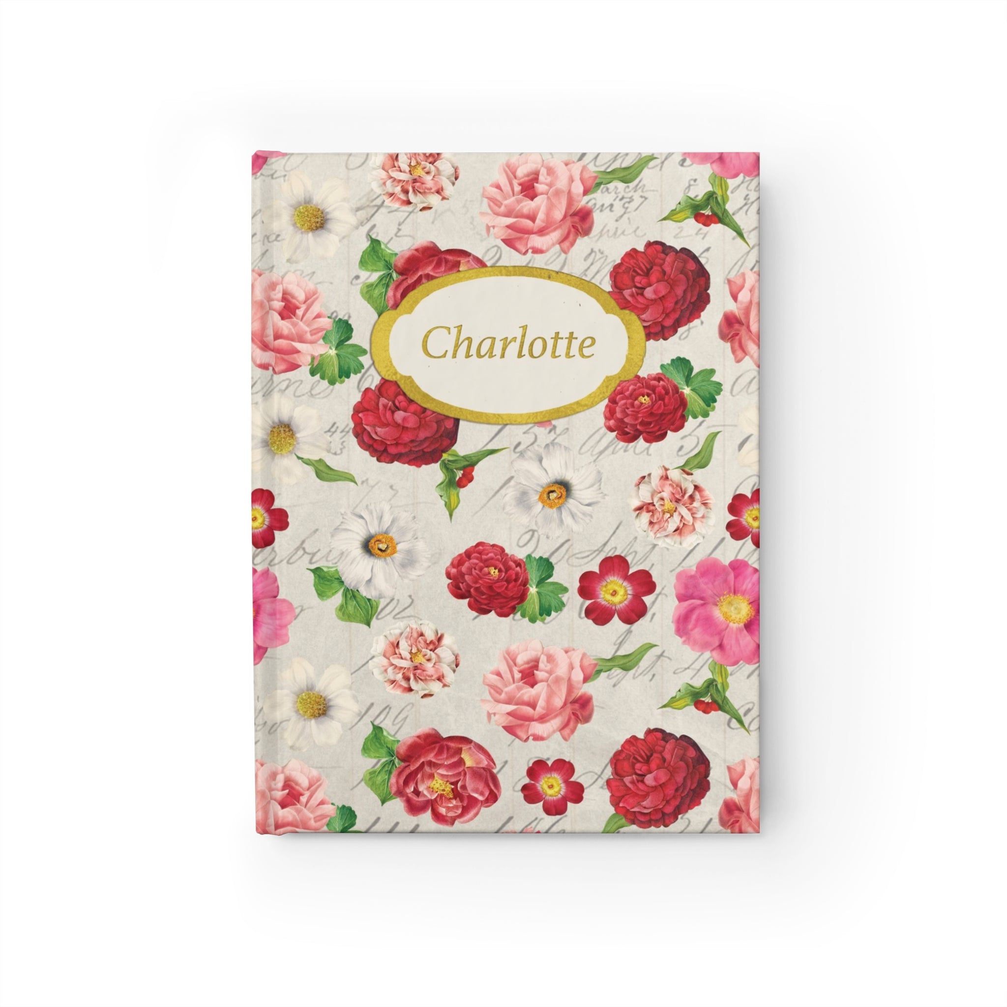 Vintage Roses Personalized Journal