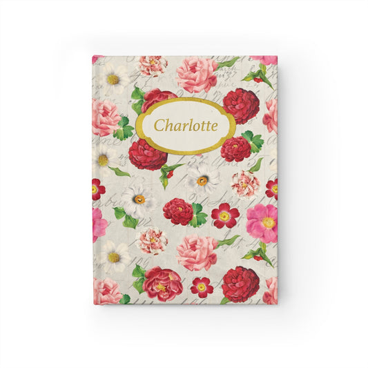 Vintage Roses Personalized Journal