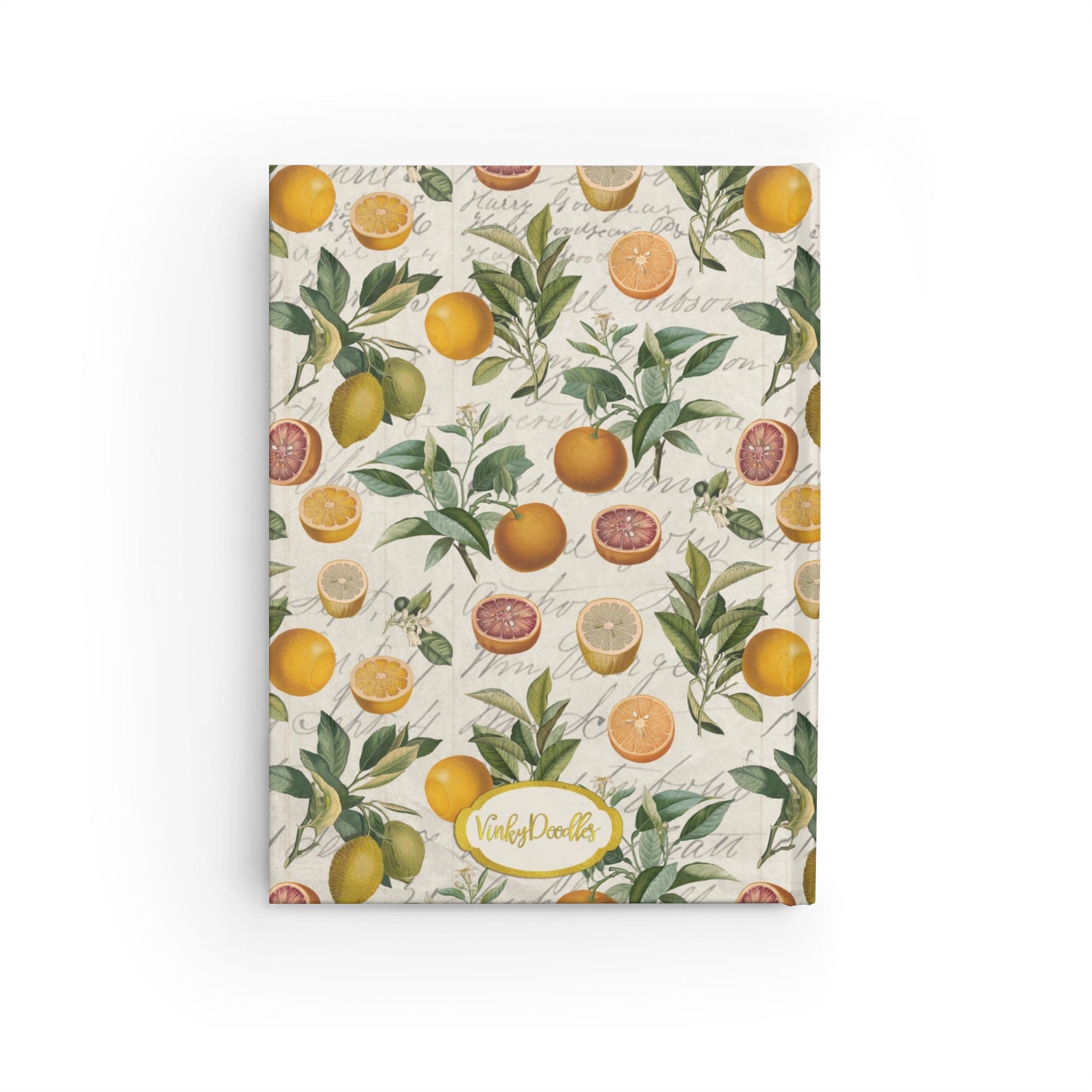 Vintage Citrus Personalized Journal