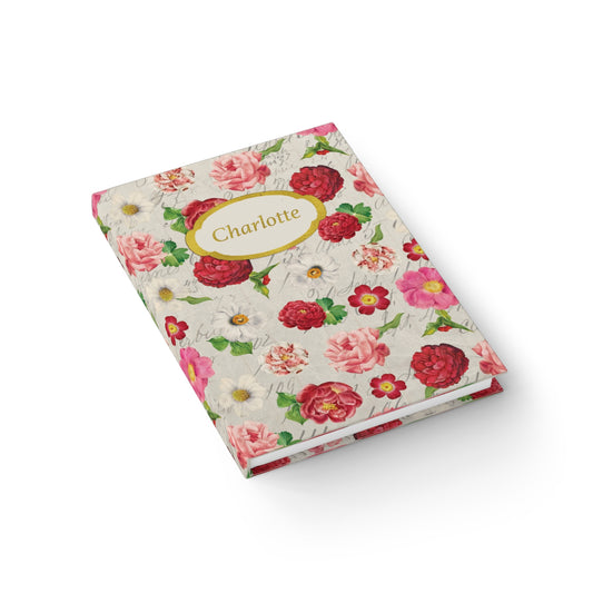 Vintage Roses Personalized Journal