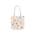 Load image into Gallery viewer, Ice Cream Pattern Tote Bag — Cute Pastel Summer Canvas Tote
