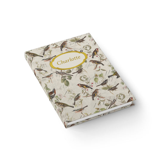 Vintage Bird Forest Personalized Journal