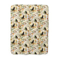Load image into Gallery viewer, Cat in Autumn Woods Sherpa Fleece Blanket
