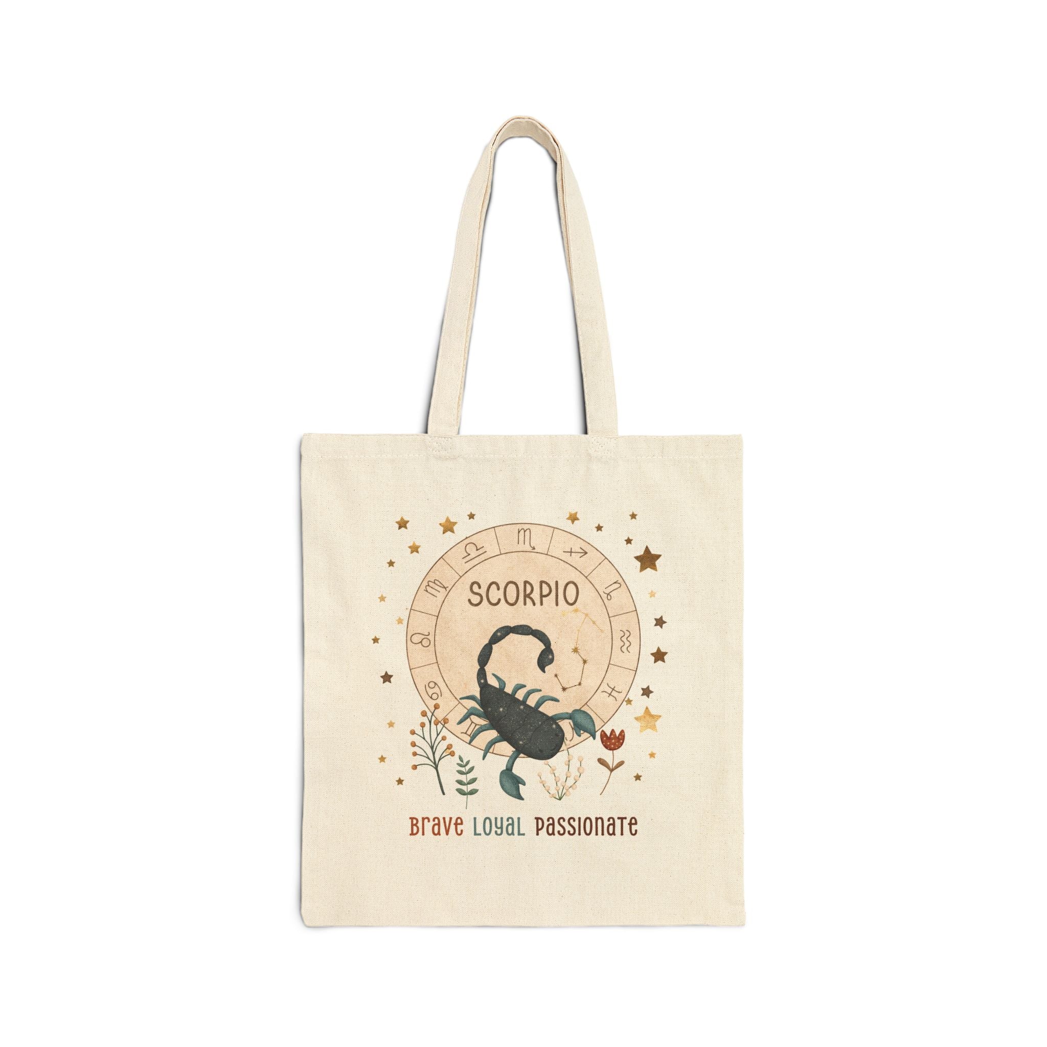 Scorpio Zodiac Tote Bag
