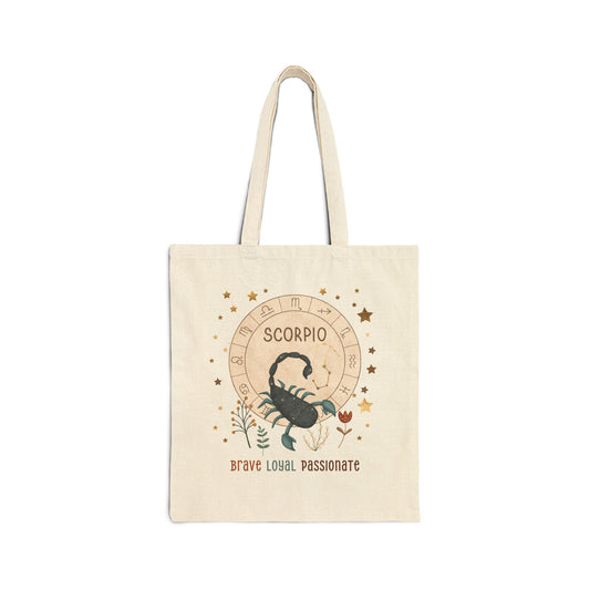 Scorpio Zodiac Tote Bag