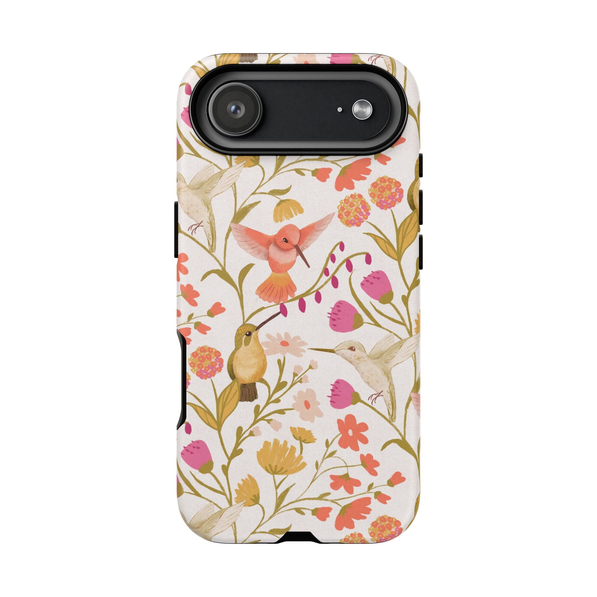 Phone Case - Hummingbird Dream Garden Floral Tough Case