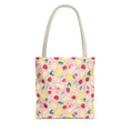 Load image into Gallery viewer, Strawberry and Mint Lemonade tote bag
