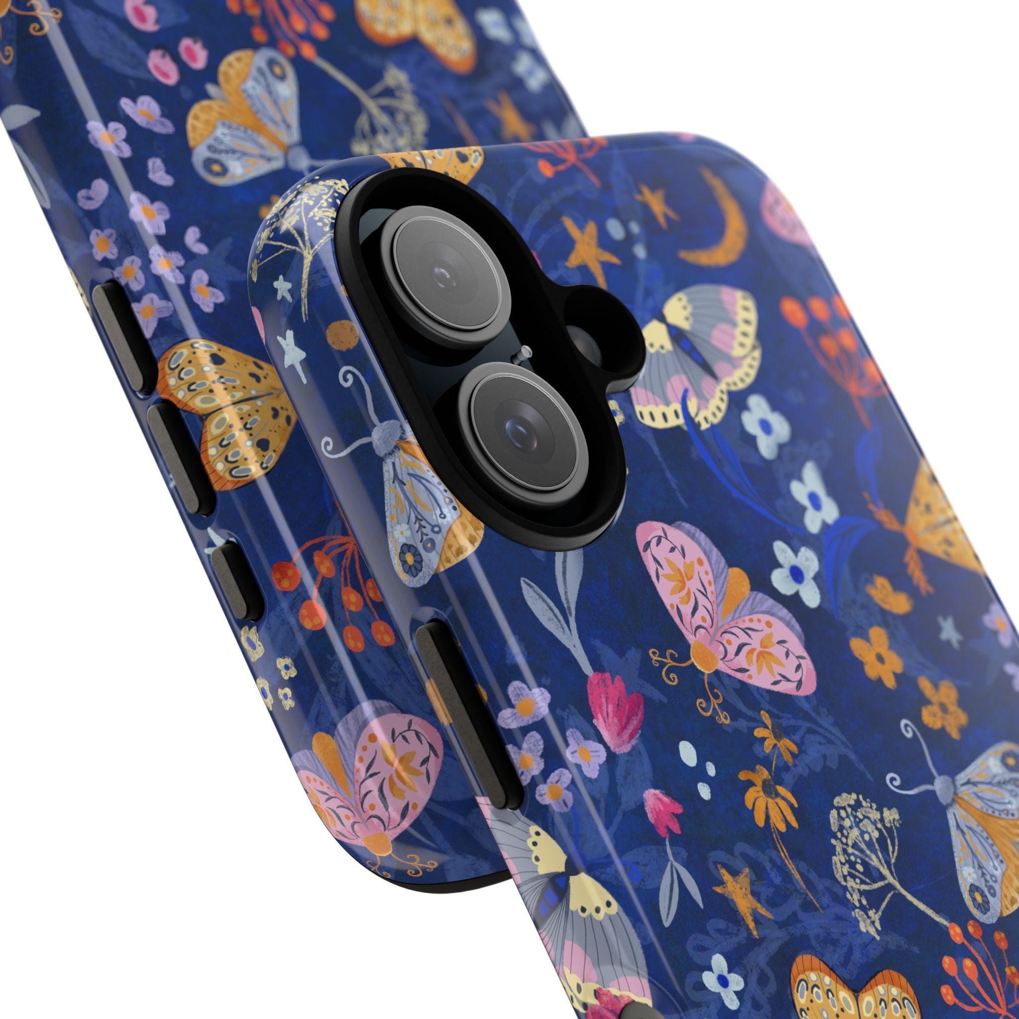 Moonlit Moth Garden Tough Phone Case