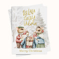 Load image into Gallery viewer, Caroling Mice Christmas Holiday Greeting
