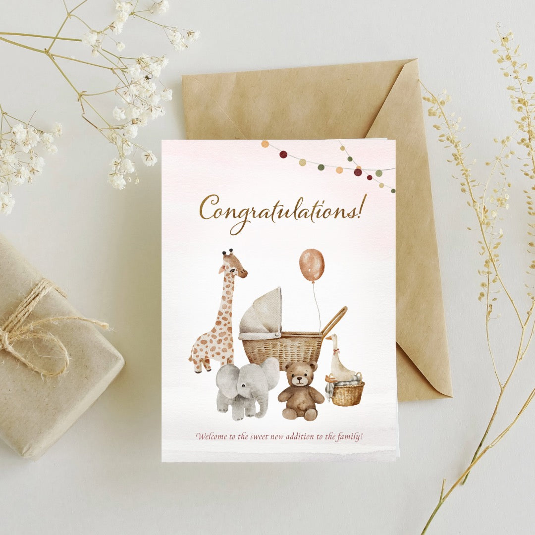 Congratulations New Baby Greeting Card